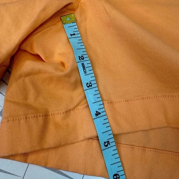 Vineyard Vines Women’s Flat Front Shorts Size 2 Orange Color - Picture 5 of 5